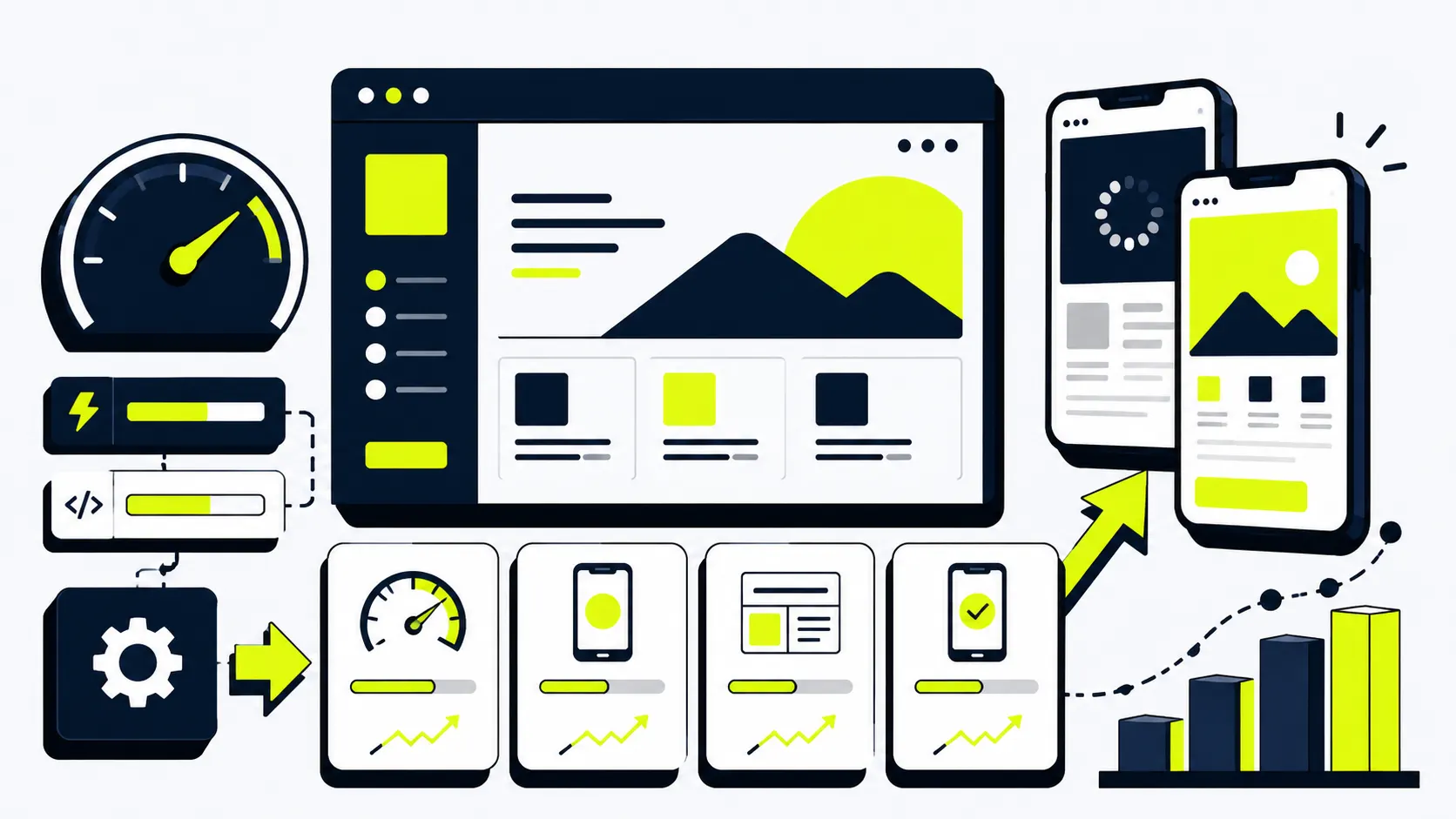 بررسی سرعت سایت و Core Web Vitals در فرایند بازطراحی وبسایت